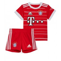 Bayern Munich Alphonso Davies #19 Hjemmebanesæt Børn 2022-23 Kortærmet (+ Korte bukser)